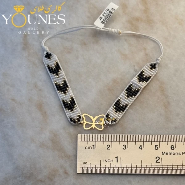 دستبند میوکی پروانه طلا